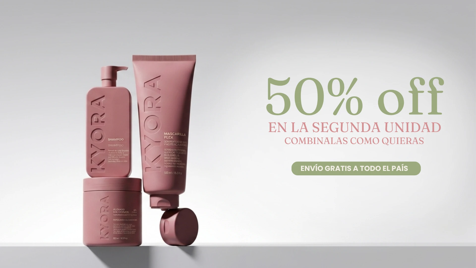 50% off en la segunda unidad — Envío gratis a todo el país